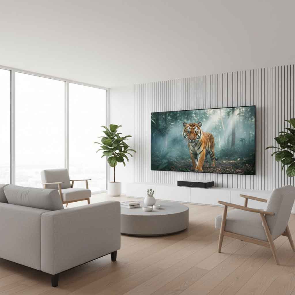 سیستم صوتی Dolby Atmos و سیستم عامل هوشمند VIDAA