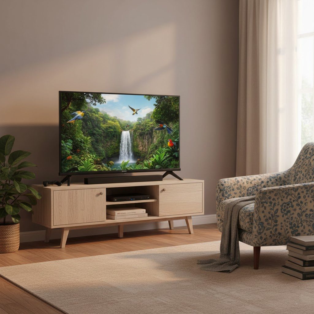 کیفیت تصویر Full HD با پنل LED بسیار با کیفیت