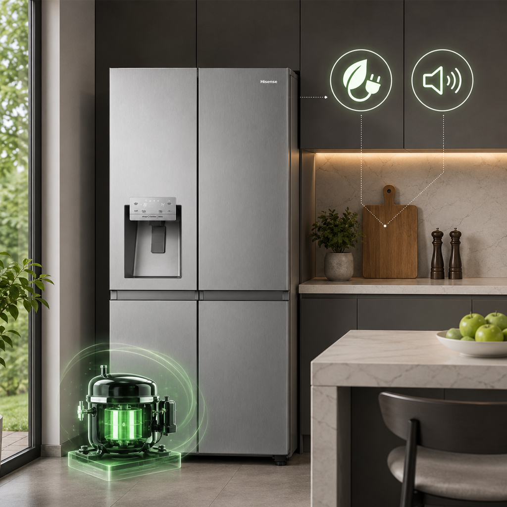 یخچال هایسنس ساید بای ساید ۳۴ فوت مدل RS819N4ISU