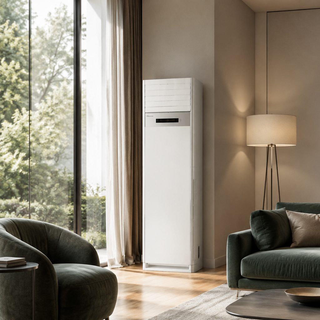 کولر گازی ایستاده هایسنس 36000 مدل AUF-36HTR - نمایندگی رسمی هایسنس