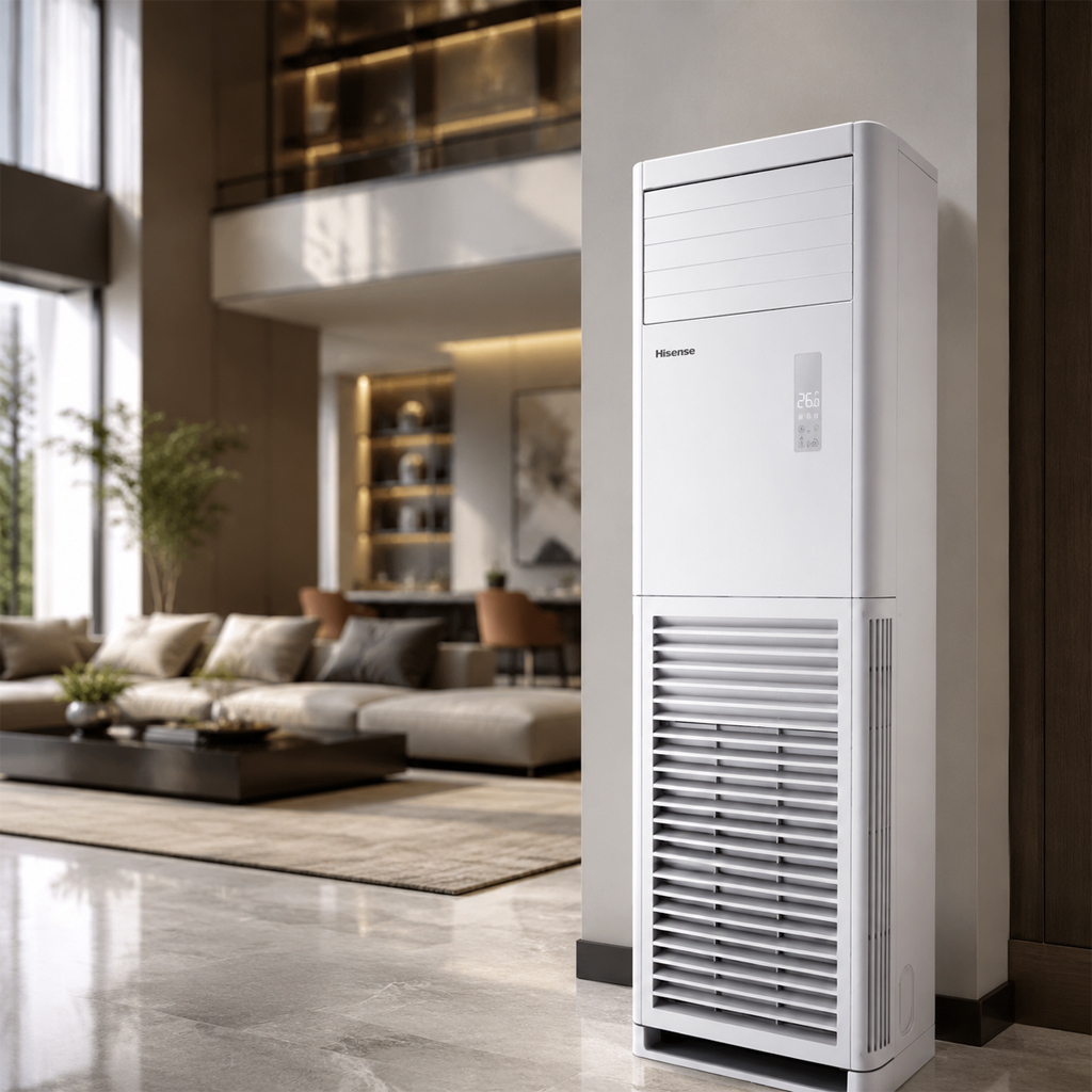 کولر گازی ایستاده هایسنس ۴۸۰۰۰ مدل QAUF-48UT4