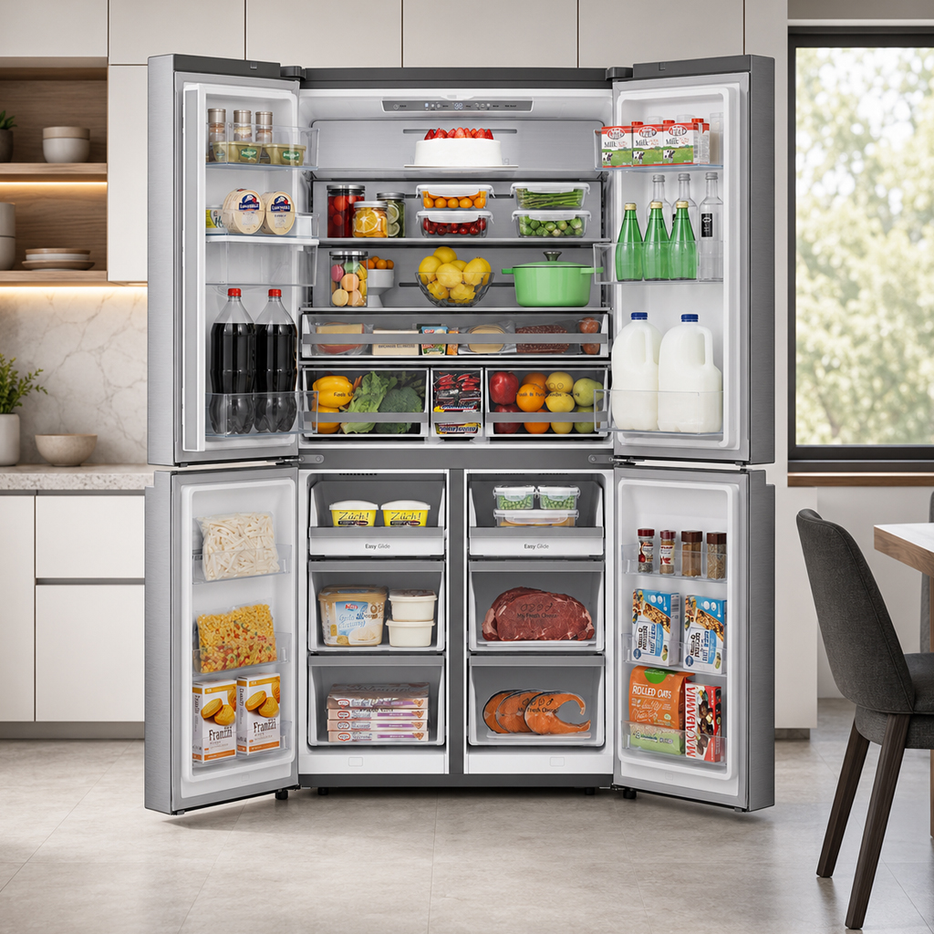 یخچال هایسنس ساید بای ساید مدل RQ749N4ASU