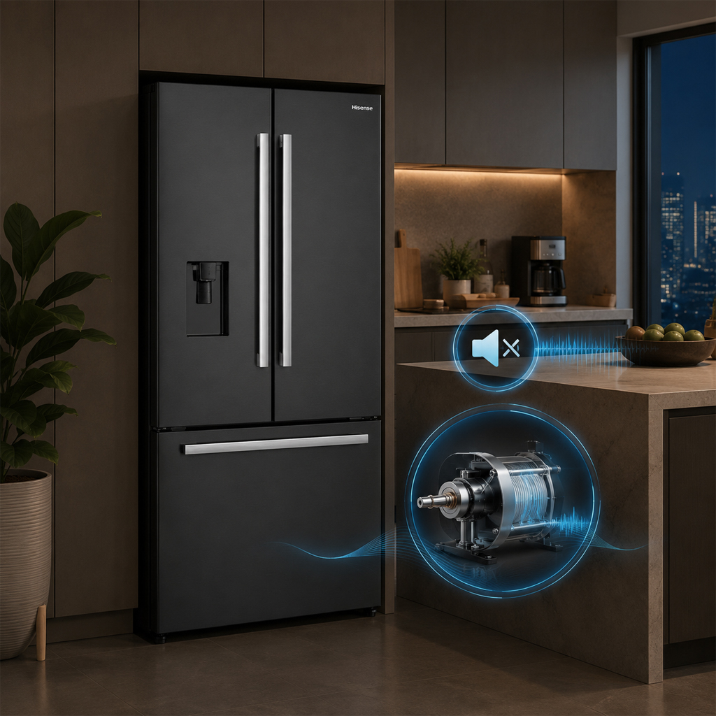 یخچال هایسنس ساید بای ساید فرنچ ۳۰ فوت مدل RF820N4WBU1