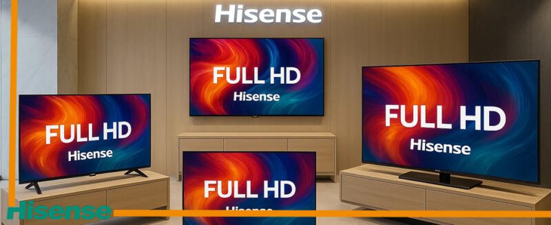 جدول مقایسه انواع مدل های تلویزیون FULL HD برند هایسنس
