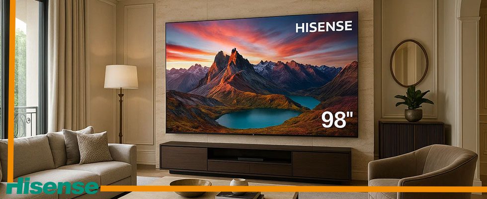 بررسی کیفیت و صدای تلویزیون های 98 و 85 اینچ هایسنس