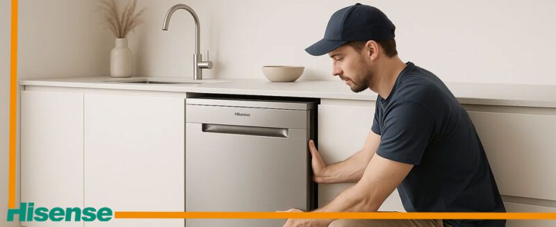 آموزش نصب ماشین ظرفشویی هایسنس