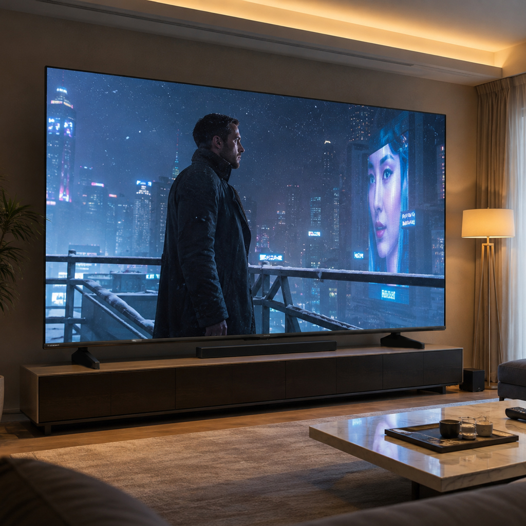صفحه نمایش بزرگ QLED با کیفیت 4K Ultra HD تلویزیون هایسنس 100Q7Q