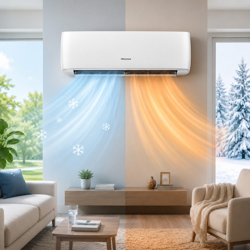 کولر گازی هایسنس اینورتر ۱۲۰۰۰ مدل AS-12UW4SYRKCA01