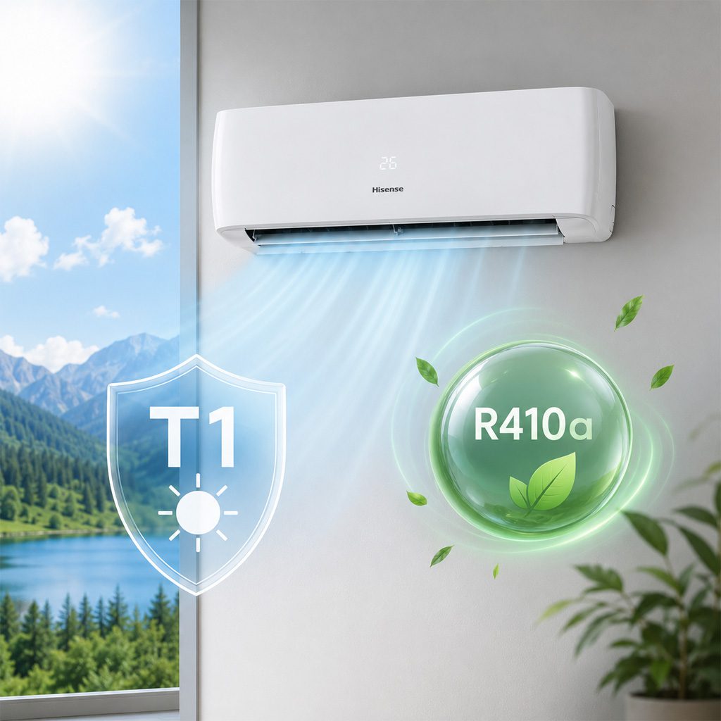 کولر گازی هایسنس اینورتر ۱۲۰۰۰ مدل AS-12UW4SYRKCA01