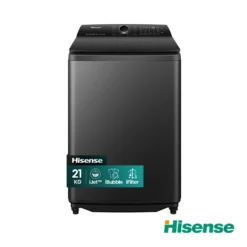 ماشین لباسشویی 21 کیلویی درب از بالای هایسنس مدل WT512123DB